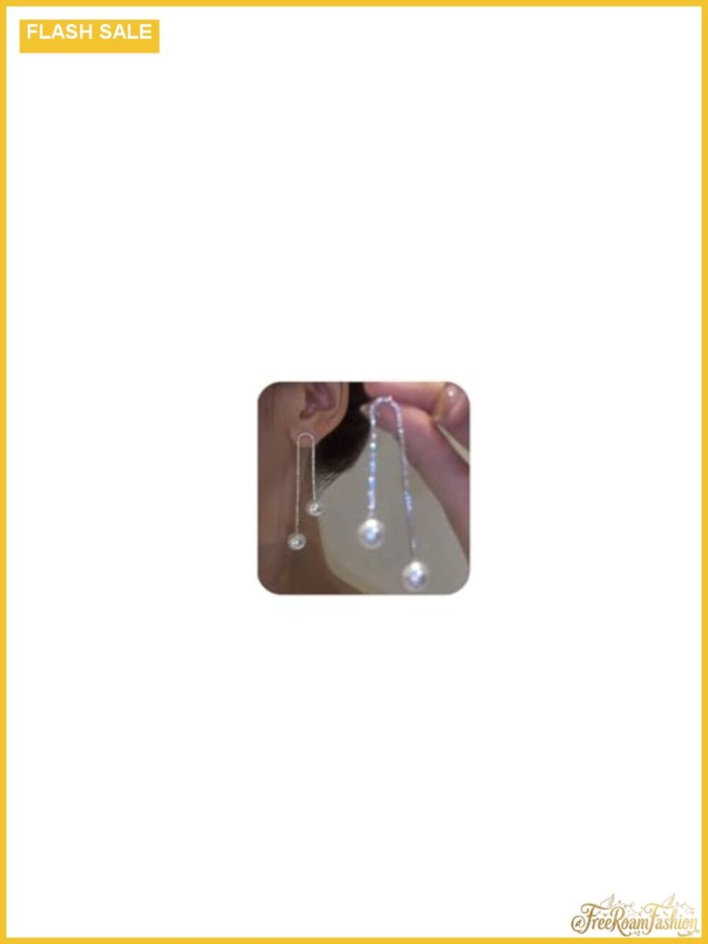 Rhinestone Pearl Tassel Dangle Earrings Hypoallergenic Wedding Bridal Jewelry
